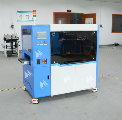 বায়ুসংক্রান্ত সম্পূর্ণ স্বয়ংক্রিয় ডাবল হেড শিশু বোর্ড বই রাউন্ড কোণার ডাই কাটিং মেশিন এমএফ-এসিএম 380