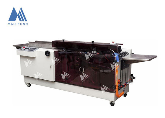 বইয়ের স্পাইন গ্লুইং মেশিন ব্যাক পেপার পেস্টিং মেশিন MF-SPM340